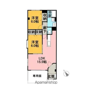 エスポワールⅡ【1階】の間取り
