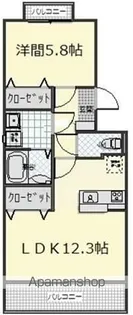 ウィンベル鎧橋I【205号室】の間取り