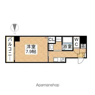 アーバンフラッツ伏見【10階】の間取り