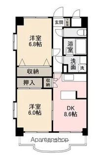 WISTERIAー1【305号室】の間取り