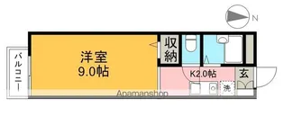 アサヒハイツ【1階】の間取り