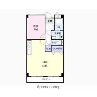 LIMPIAベルフラワー藤森【1階】の間取り