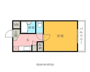 ロジュマン泉佐野【308号室】の間取り