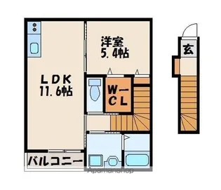 グランベルコート【2階】の間取り
