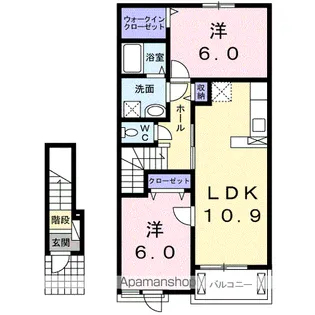 NISHIKI 813【2階】の間取り