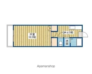 キャッスルエアポート【508号室】の間取り