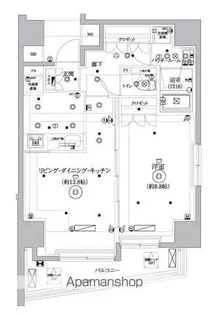 東京都練馬区桜台4丁目【マンション】の間取り