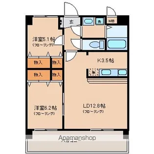 アラ・ブレーヴェ【1階】の間取り