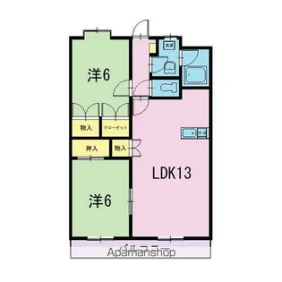 コート・パストラル【1階】の間取り