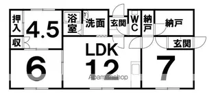北欧ハイツ【101号室】の間取り