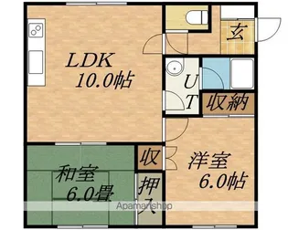 ホワイトコートカヤ8【2階】の間取り
