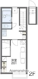 レオパレスしまなみ【201号室】の間取り