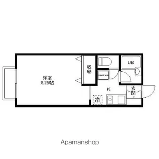 アーバン高宮【1階】の間取り