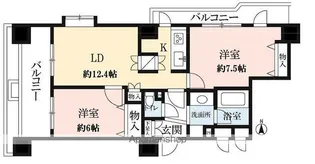 ドゥーエ練馬【6階】の間取り