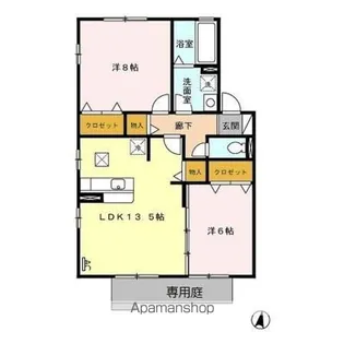 レクサス A【1階】の間取り