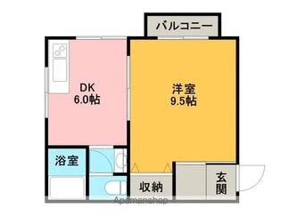 シュペルノーヴァA棟【203号室】の間取り