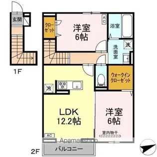 サニーコート木之庄【2階】の間取り
