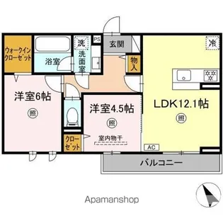 トリシアテラス【2階】の間取り