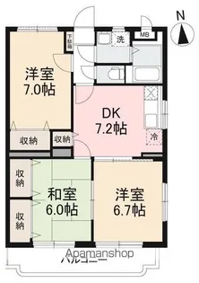 ベルティオンTK【2階】の間取り