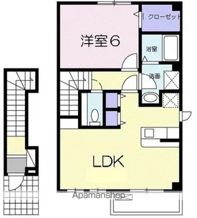 サン・サプリーム【2階】の間取り