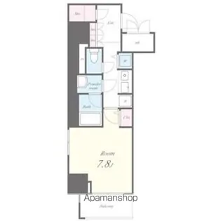 1Kの間取り画像