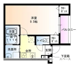 フジパレス百舌鳥駅南Ⅲ番館【203号室】の間取り