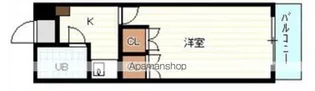 ハイツたかす【406号室号室】の間取り