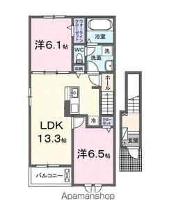 フェリーチェ【2階】の間取り