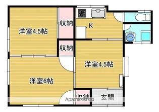 宮城県石巻市後生橋【一戸建】の間取り