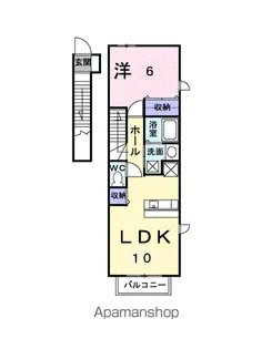 サンリット・ガーデンⅠ【2階】の間取り