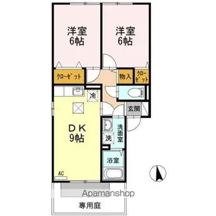 アーバンハイツ28【1階】の間取り