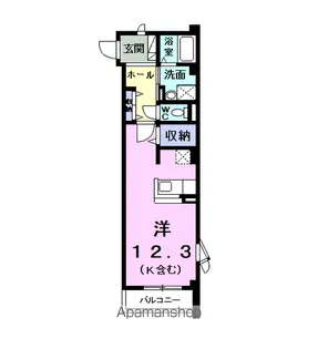 ラッフィナート【1階】の間取り