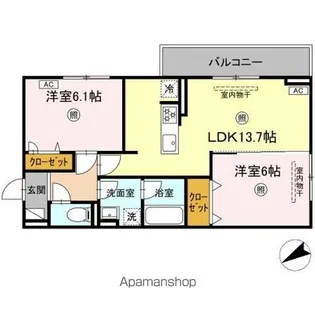 セルヴェール【3階】の間取り