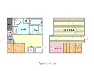ラ・クラッセ飯倉I【1階】の間取り