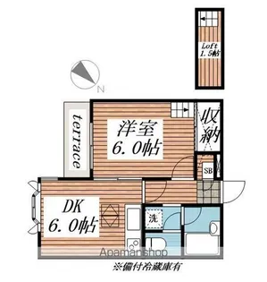 ジュネパレス習志野第11【1階】の間取り