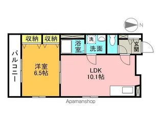 セピアコート梶【103号室】の間取り