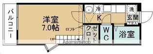 グレイス黒松【201号室】の間取り