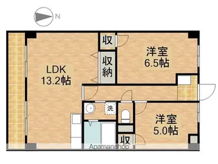 パルプラザ栄【3階】の間取り