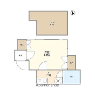 カーサ川口【2階】の間取り