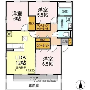 クリスタル エトワール【1階】の間取り