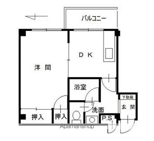 第6ミサワハウス【2階】の間取り