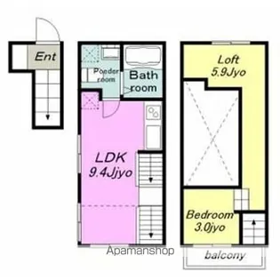 White Hills East【2階】の間取り