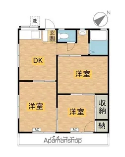 ファミールエム【101号室】の間取り