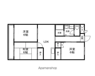 妻科アークス【303号室】の間取り