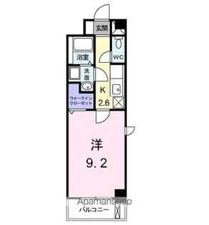 ヴィラ清寿【2階】の間取り