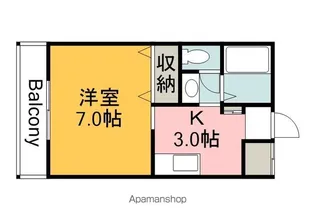 プリムベール【303号室】の間取り