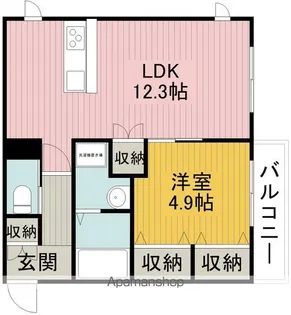 PLAGE豊中本町【2階】の間取り