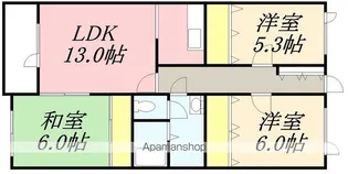 コートJ【2階】の間取り