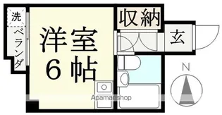 学勝マンション【213号室】の間取り