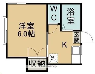 コーポ青木【101号室】の間取り